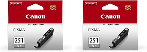 Miniatura 1 de Canon CLI-251 gris compatible con impresoras iP8720, MG6320, MG7120, MG7520 (paquete de 2)