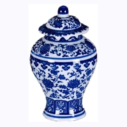 Vase en céramique bleu et blanc pour sublimer un intérieur vide ou terne facilement