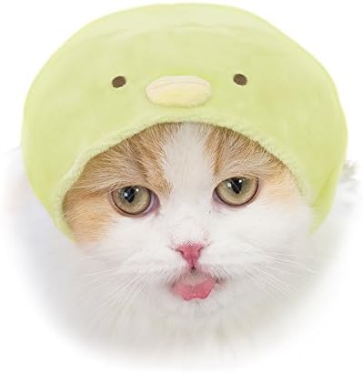 Kitan Club Cat Cap - Pet Hat Blind Box Includes 1 of 6 Cute Styles - Soft, Comfortable and Easy-to-Use Kitty Hood - Authentic Japanese Kawaii Design - Animal-Safe Materials (Sumikko Gurashi)