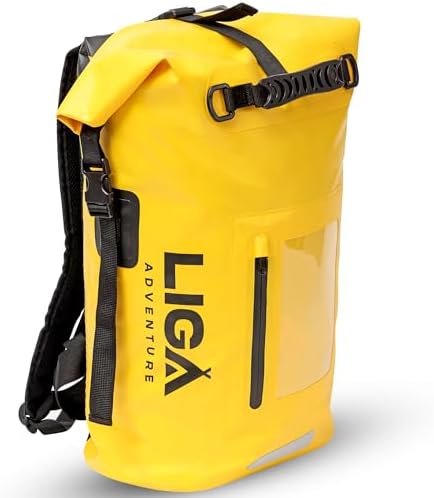 LIGA Waterproof Duffel Bag – 30L – Heavy Duty Roll-Top Closure – ...