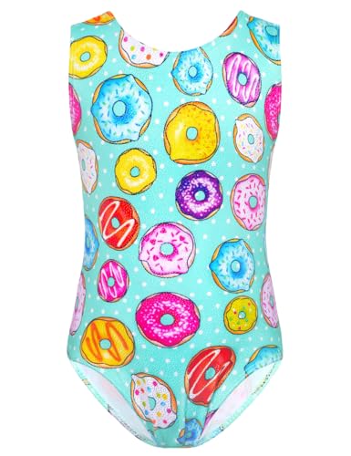 Image of TENVDA Girl's One Piece Swimsuit Sparkle Sleeveless One-Piece Bathing Suits Swimwear for Kids 2-12 Years Old