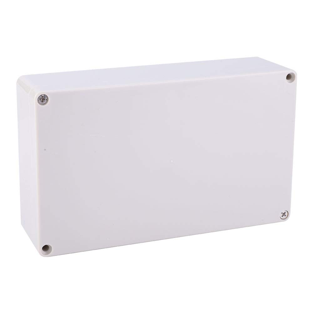 Marhynchus ABS Outdoor Junction Box IP65 200x120x55mm with Mounting Holes for Electrical Wiring Protection in Garden, Yard, Industrial Use