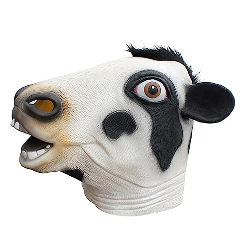 Accessoire costume animal vache noir avec finitions haut de gamme