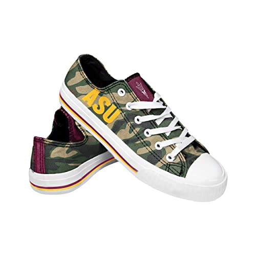FOCO Arizona State Womens Camo Low Top Canvas Shoe Size 9