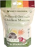 Fancy Chicken All-Purpose Manure - 15lbs Pelleted Dried Organic Chicken Manure | All-Natural Plant Food | Ideal for Vegetables Plants Fruits Trees Lawn Gardening & Farming | USDA Organic