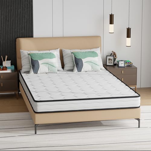 Paylesshere SPR-B-6F-D17C-WHITE 6 Inch Hybrid Mattress thumb #2