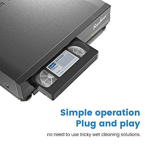 Reshow Vcr Head Cleaner/Vhs Head Cleaner - Vhs Video Head Cleaner For Vhs/Vcr Players Dry Technology No Fluid Required #TOP1