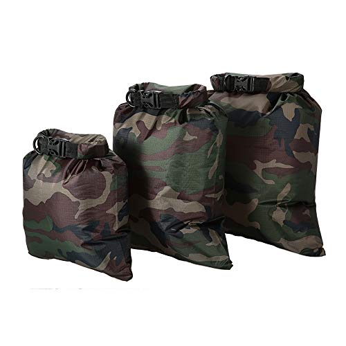 Bolsa impermeável, Andoer Pacote de 3 sacos impermeáveis ​​3L + 5L + 8L Sacos secos ultraleves ao ar