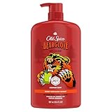 Old Spice Cleansing Body Wash for Men, 24/7 Shower Clean with Lasting Scent, 2 in 1 Face and Body Wash, Rich Lather, Bearglove, Crisp Orchard Scent, 987ml