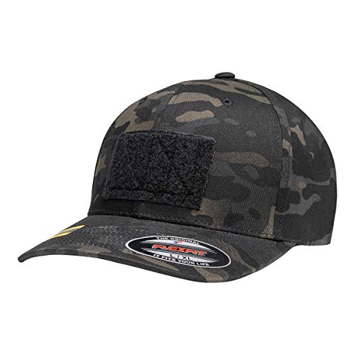 E6G Fitted Flexfit Tactical Operator Hat - Dark Camo