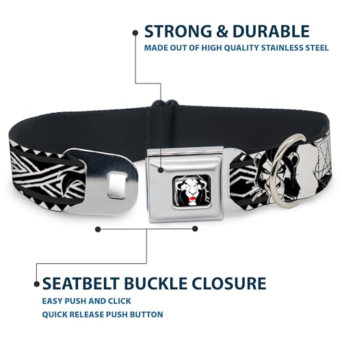Collier de chien Buckle Down Simba visage complet pour éviter les ouvertures - 5