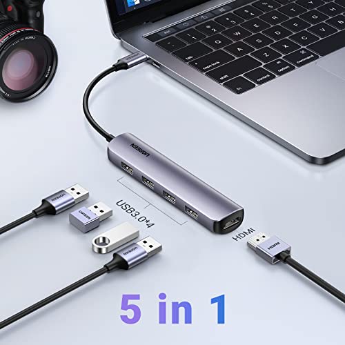 Ugreen USB-C Hub mit HDMI und USB 3.0 für verschiedene Geräte