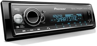 Pioneer MVH-S720BHS 1-Din Car Stereo with Bluetooth, USB, HD Radio