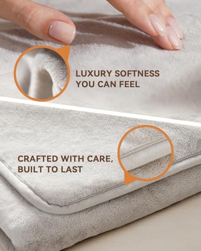 Image of Zireot Cordless Heated Blanket with Battery Pack,Battery Operated Heated Throw,USB Rechargeable Heated Blankets