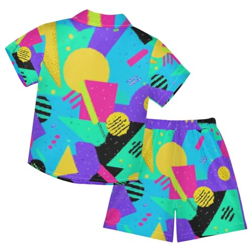 Image of Boccsty Red Strawberry Boy Summer Shorts Sets Hawaiian Toddler Boys T-Shirt & Pants 2 Pcs 3T-10T