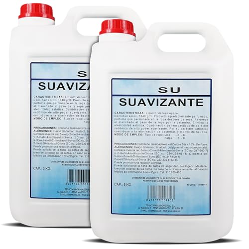 Suavizante Líquido para la Ropa con Aroma Suave y Duradero 10 litros