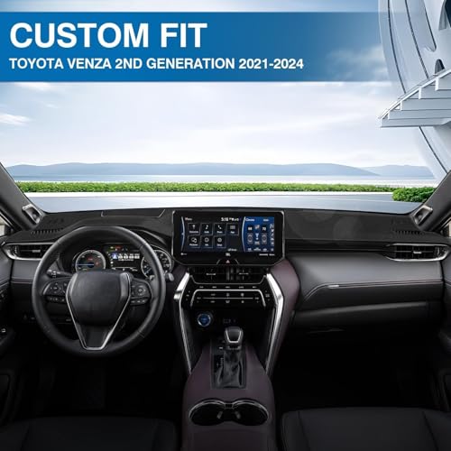 Alfombrilla de salpicadero para Toyota Venza 2021-2024 protectora 3