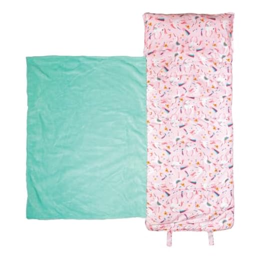 Stephen Joseph Stephen Joseph All Over Print Nap Mat, Pink Unicorn, Pink Unicorn (SJ7702)