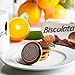 Biscolata Pia Orange Cream Filled Cookies Topped with Dark Chocolate - Delicious Fruit Filling Soft Baked Cookies Covered in Premium Dark Chocolate (4-Pack)