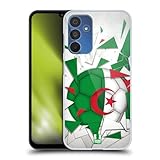 vetro rotto iphone 6 alba Stampa stilosa e accattivante Head Case Designs Algeria Vetro Rotto Calcio Custodia Cover Dura per Parte Posteriore Compatibile con Samsung Galaxy A15