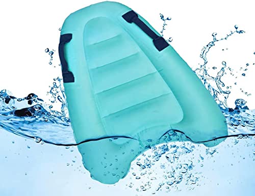 Tabla Surf Inflables para Niños, Bodyboard Hinchable con Asas 70cm Flotador Portátil Hinchable para Niños Playa Surf Natación Piscina Verano Agua (Azul)