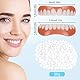 Karjiaja 2 Paare Falsche Zähne Veneers, Furniere Zähne Kosmetische Zahnabdeckung Gefälschte Zähne Provisorische Zahnprothese Künstliche Zähne Zahnersatz Weiß Kosmetische Zähne Temporäre Prothesen