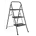 Kleeneze KL068514BLKFEU7 Scaletta a 3 gradini, scaletta pieghevole leggera per...