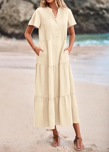 Image of KIRUNDO Summer Maxi Dresses for Women 2026