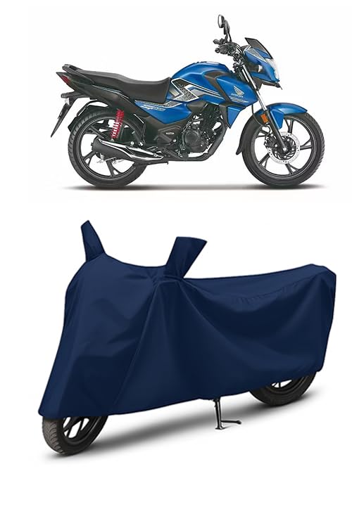 Image of Waterproof Bike Cover for Honda SP 125 | All Weather Protection from Rain, Dust, UV Rays & Scratches with Mirror Pockets & Buckle Belt | SP 125 Bike Cover
