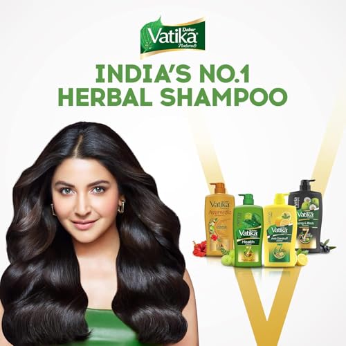 Image of Dabur Vatika Health Shampoo - 1 L | With Henna & Amla | For Strong, Problem-Free Hair
