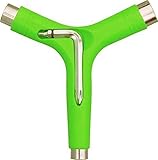 All-in-One Y Skate Tools Multi-Function and Portable Tool for Peny Board and Longboard Screwdriver (Y-Green)