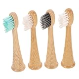 DEARMAMY 4pcs Reusable Toothbrush Soft Bristle Electric Replacement Brush Compatible Series for Gentle Oral Care