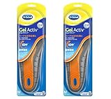 Dr.Scholl インソール 立ち仕事 【ジェルアクティブ ワーク】 長時間歩き回る足の負担を軽減 Mサイズ (25.5-29.5㎝)×2個