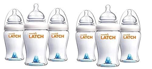 Munchkin Latch BPA-Free Bottle, 6 Count, 8 Ounce