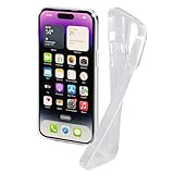 Hama Apple iPhone 14 Pro Case Crystal Clear (Clear iPhone 14 Pro Case, TPU Flexible Protective Cover Case Phone Protector with Anti-Slip Surface) Transparent