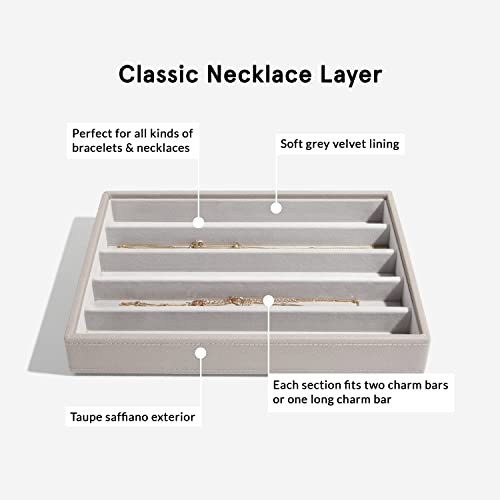 Couche classique pour colliers Stackers taupe pour éviter les chaînes emmêlées - 4