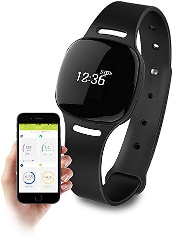Health o meter nuyu Water Resistant Activity Tracker/Sleep Monitor with Bluetooth 4.0 Technology and Long Lasting Battery