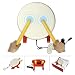 Finera Taiko Drum Compatible with N-Switch,Drum Controller Taiko Drum Sticks Video Games Accessories Compatible with Nintendo Switch Version