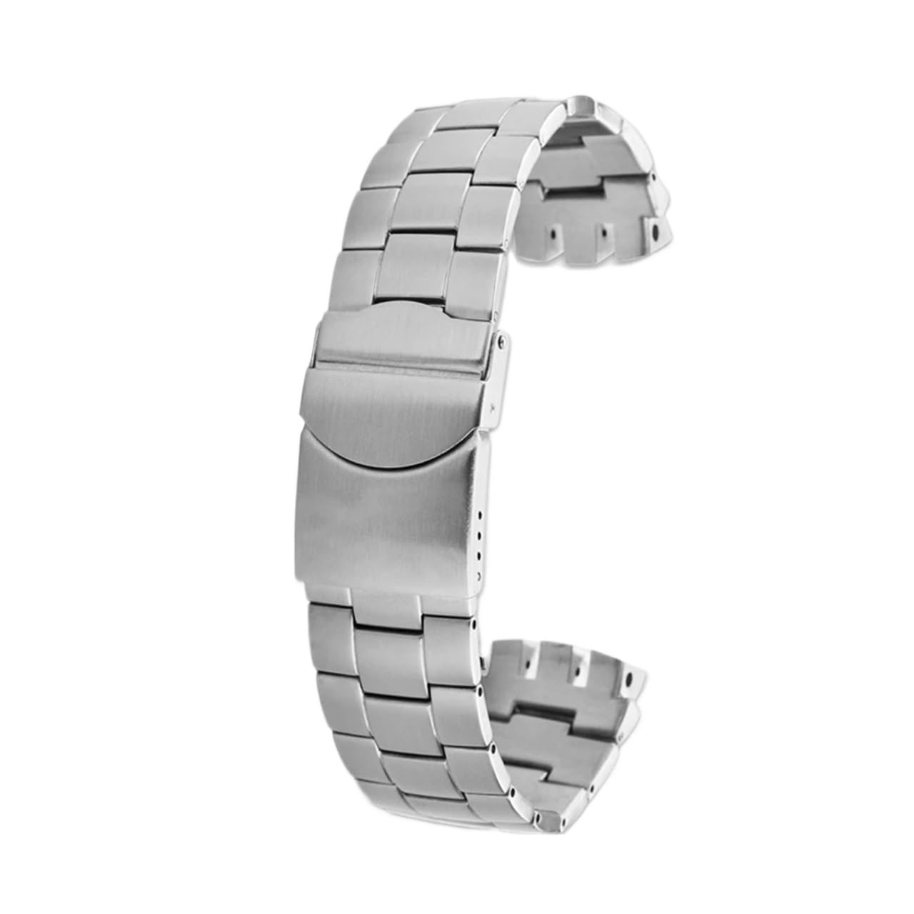 Bracelet de montre en acier de précision 20 mm compatible avec les bracelets d'interface concaves et convexes Swatch YTS401, YTS402, YTS407G, YTB400, YTS403 et 409