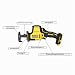 DEWALT 18 Volt Akku-Kompakt-Säbelsäge(bürs... Motor, sehr kompakte Abmessungen, werkzeugloser Sägeblattwechsel, schwenkbarer Sägeschuh, Lieferung ohne Akku und Ladegerät), DCS369N-XJ