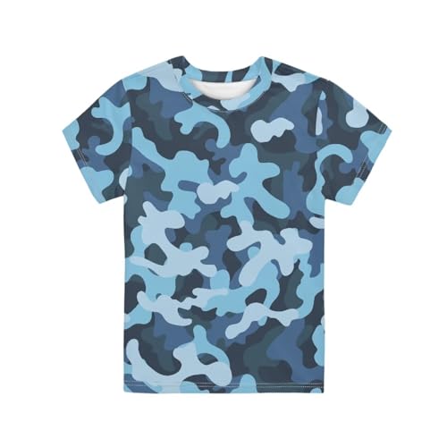 T Shirts for Boys Girls Kids, Casual Crewneck Short Sleeve Tops Tees for Teens 3-16 Years