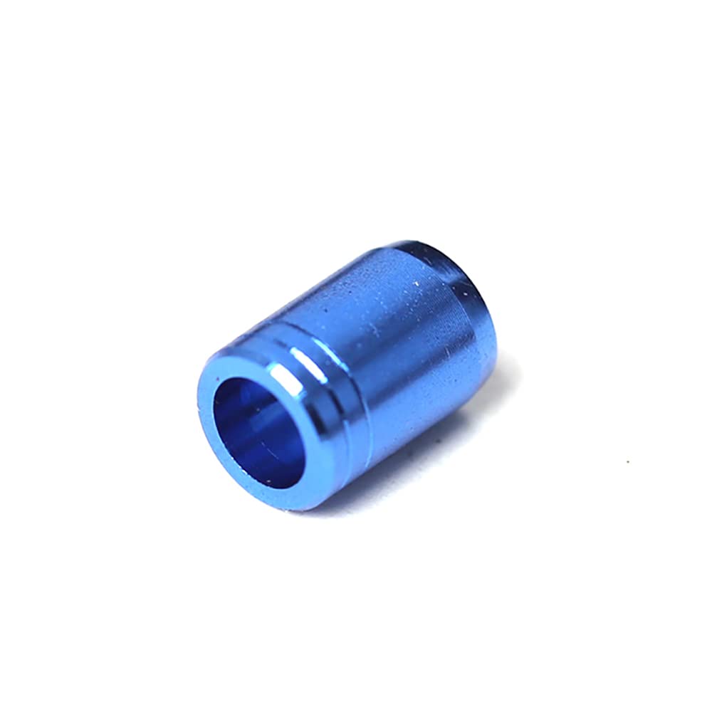 ACCMOS Explosion-proof Ring Arrow Collar, for ID 4.2 mm OD 5.4mm 5.5mm 5.6mm 5.7mm 5.8mm 5.9mm 6.0mm 6.1mm Arrow Shaft Ring Rear-end Ring, Bow Accessories 50 pcs (OD 5.8mm, blue)