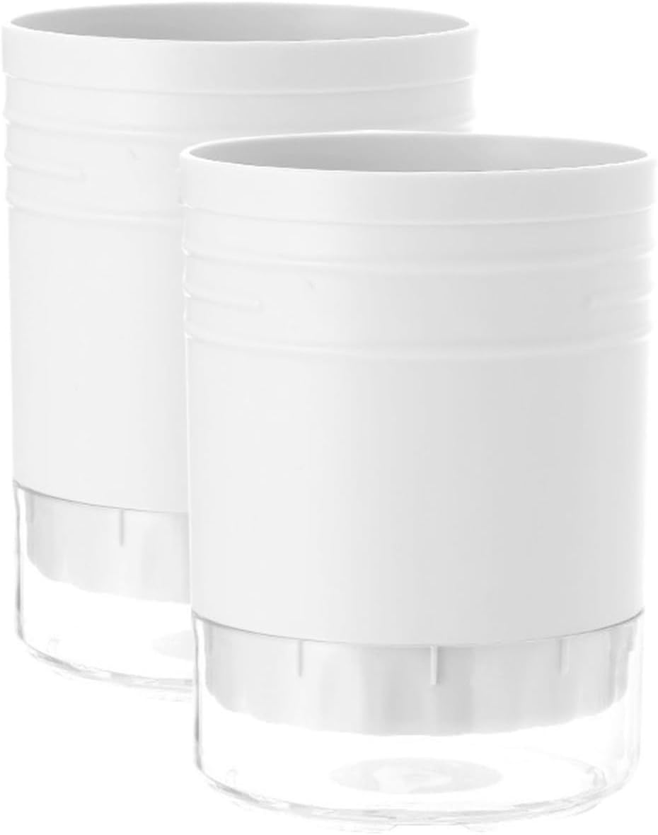Totority 2pcs White Household Cutlery Holders Multi-function Kitchen Chopstick and Spoon Storage Holder Made of Sturdy Pp and Pet Material for Convenient Kitchen Organization