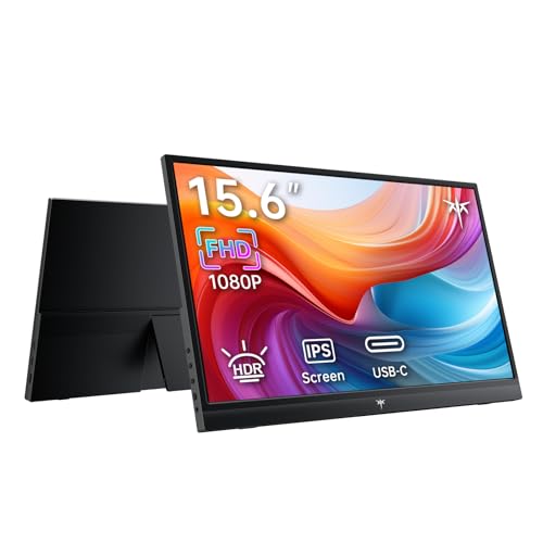 KTC Portable 15.6″ Monitor (1080p, IPS). Lightning Deal.