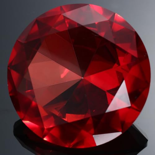 Gemas de cristal rojo para decoracion de bodas romanticas UPKOCH 8