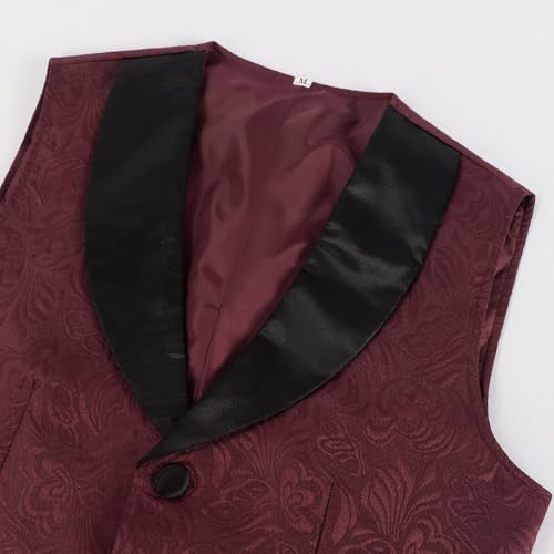 Disfraces de Halloween para hombre chaleco medieval retro vino M 3