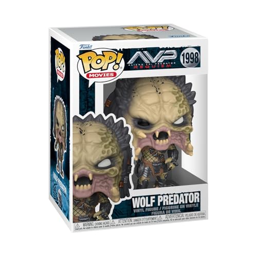 Funko Pop! Movies: Predator – Wolf Predator - Probabilità di 1/6 per la Variante Chase - Predator Classic - Figura in Vinile da Collezione - Idea Regalo - Merchandising Ufficiale - Sci-Fi Fans