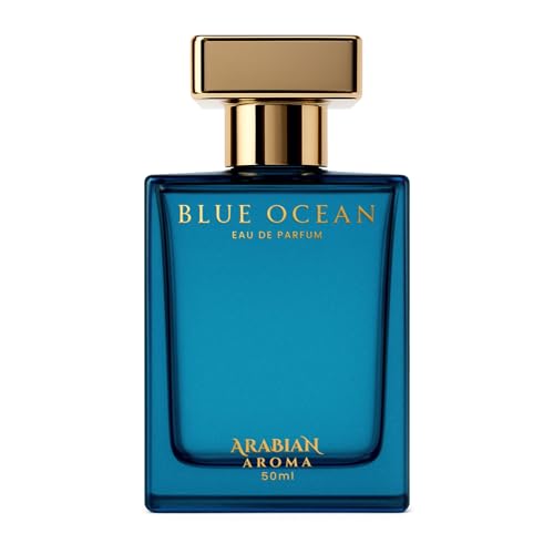 Image of Arabian Aroma Blue Ocean Eau de Parfum - Long Lasting Perfume for Man - Mens Perfumes Long Lasting - 50ml