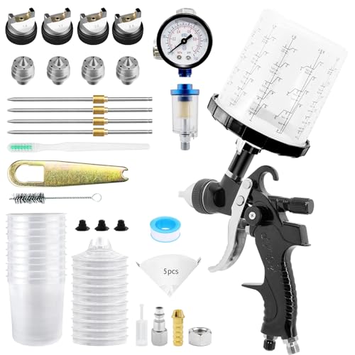 HVLP Gravity Feed Spray Gun Kit