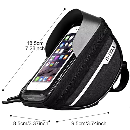 Bolsa para Bike Bicicleta Suporte para Celular e Acessórios Grande Guidao Prova D'Agua Resistente C